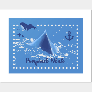 Humpback whale Posters and Art